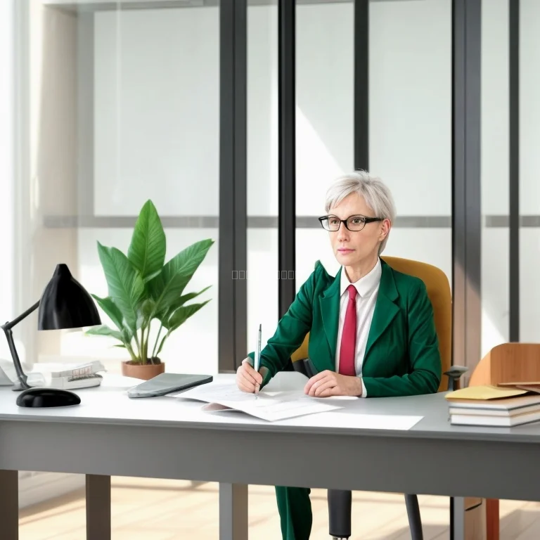 Senior citizen consulting with lawyer