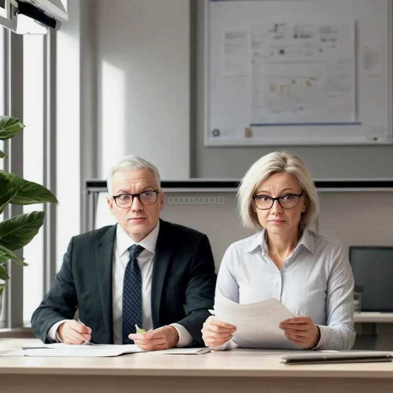Lawyer consulting with pensioner client